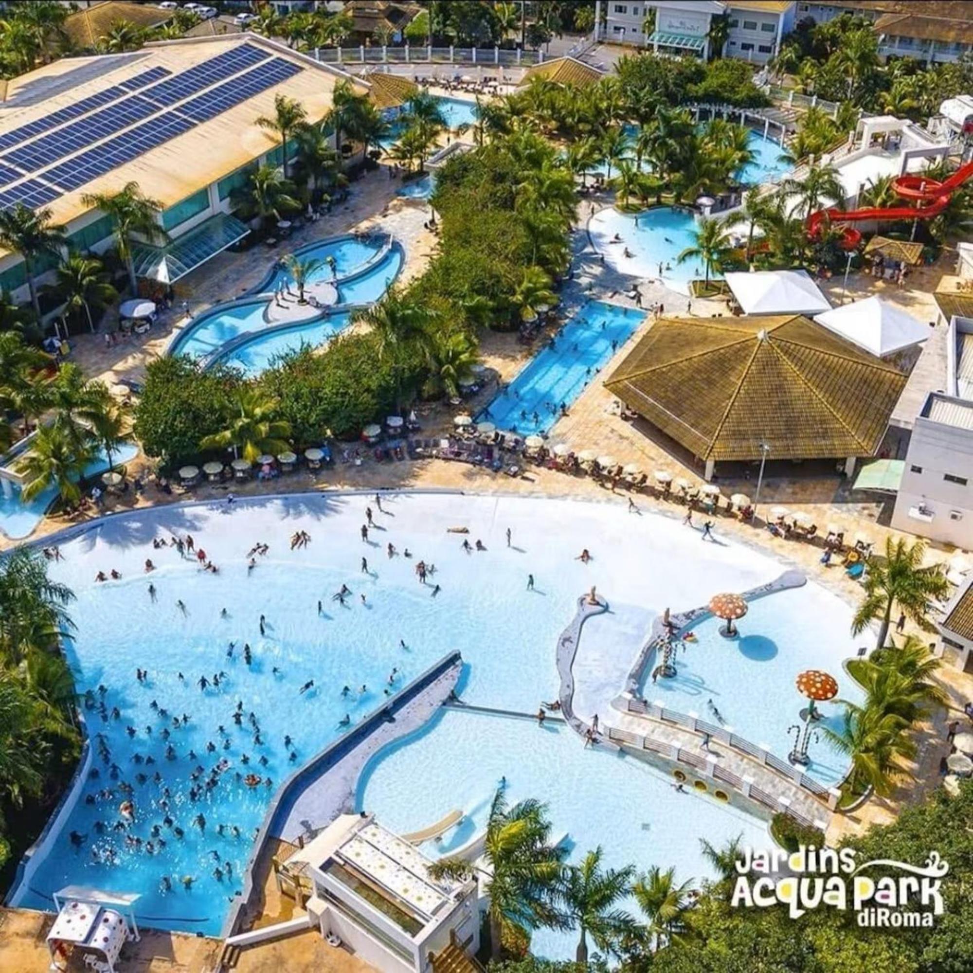 Lacqua Diroma Oficial - Diroma Acqua Park Incluido - Com Roupa De Cama E Banho 카우다스노바스 외부 사진