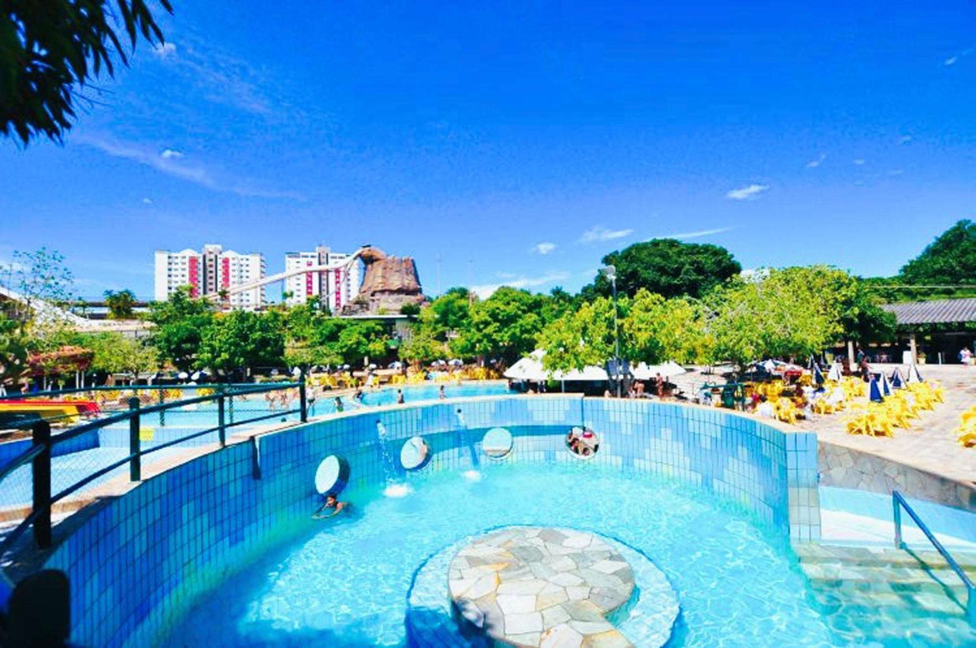 Lacqua Diroma Oficial - Diroma Acqua Park Incluido - Com Roupa De Cama E Banho 카우다스노바스 외부 사진
