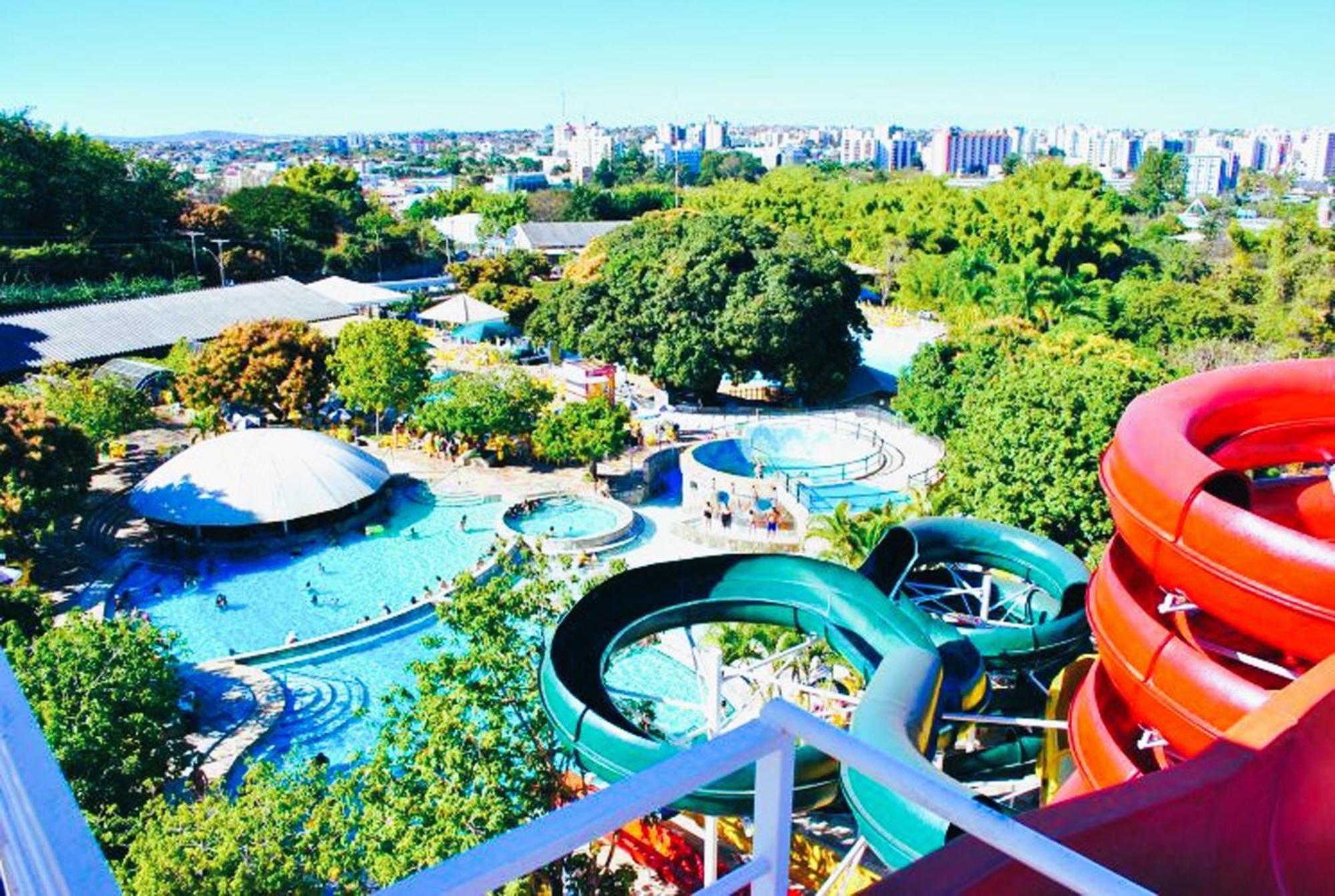 Lacqua Diroma Oficial - Diroma Acqua Park Incluido - Com Roupa De Cama E Banho 카우다스노바스 외부 사진