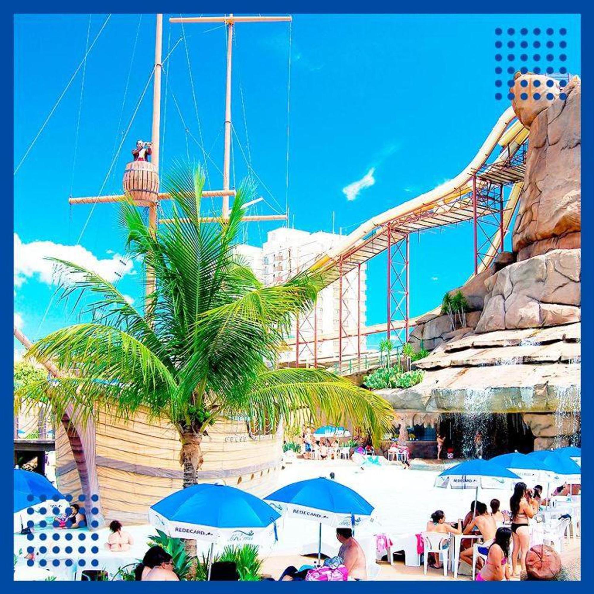 Lacqua Diroma Oficial - Diroma Acqua Park Incluido - Com Roupa De Cama E Banho 카우다스노바스 외부 사진